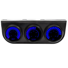 Load image into Gallery viewer, INTELLITRONIX B9333B 3 Gauge Kit LED Bargraph Panel 2-1/6 w/Blue LED