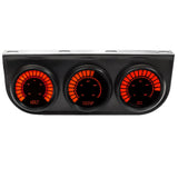 INTELLITRONIX B9333R 3 Gauge Kit LED Bargraph Panel 2-1/6 w/Red LED