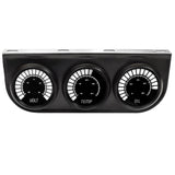 INTELLITRONIX B9333W 3 Gauge Kit LED Bargraph Panel 2-1/6 w/White LED