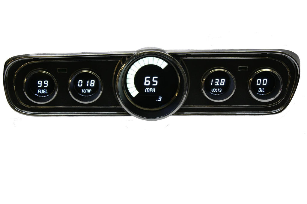 INTELLITRONIX DP7001W LED Digital Gauge Panel 1965-1966 Ford Mustang