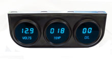 Load image into Gallery viewer, INTELLITRONIX M9333B 2-1/16 LED Digital Panel 3-Gauge  - Black Finish