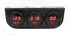 Load image into Gallery viewer, INTELLITRONIX M9333R 2-1/16 LED Digital Panel 3-Gauge  - Black Finish