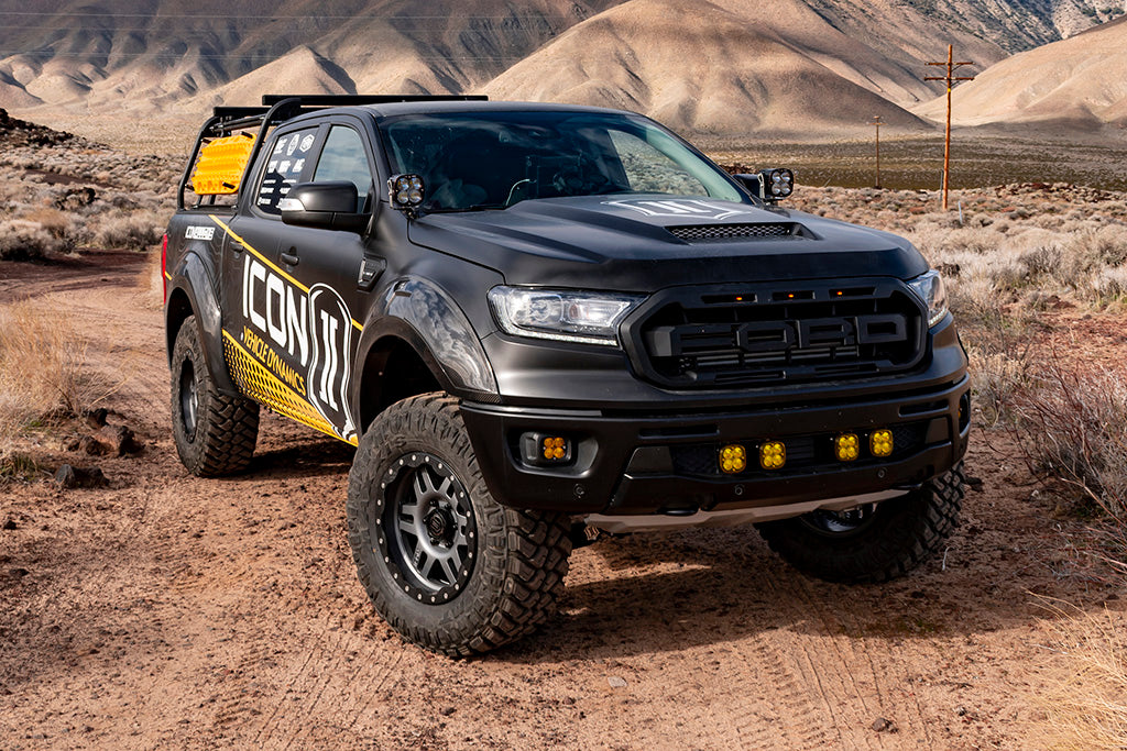 ICON Vehicle Dynamics K93208TA 19-21 FORD RANGER 0-3.5" STAGE 8 SUSPENSION SYSTEM W TUBULAR UCA AL KNUCKLE for Select Ford Ranger