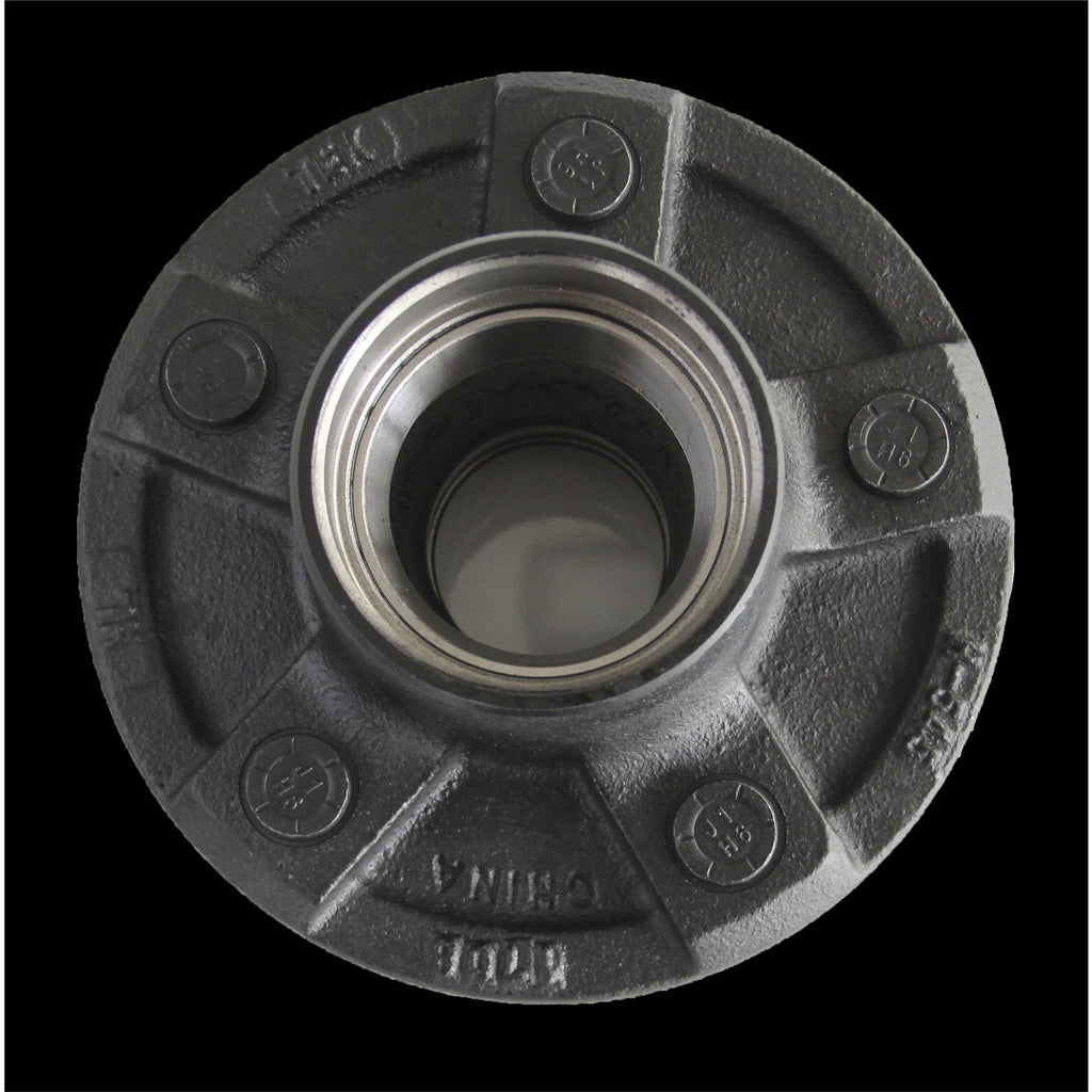 Idler-Hub-3500-Pound-Capacity-5-X-4-34-Inch-Bolt-Pattern-Black-Push-In-Studs