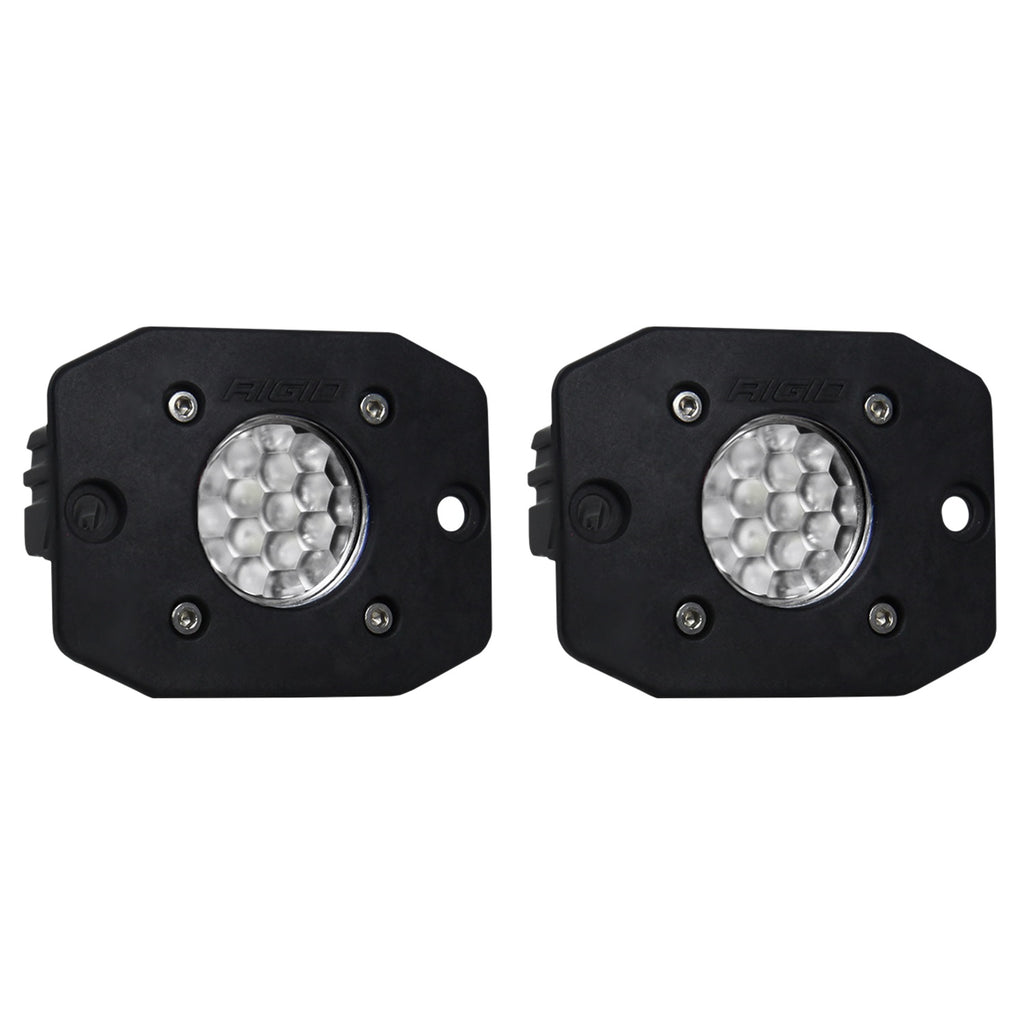 Ignite-Back-Up-Kit,-Diffused-Lens,-Flush-Mount,-Black-Housing,-Pair
