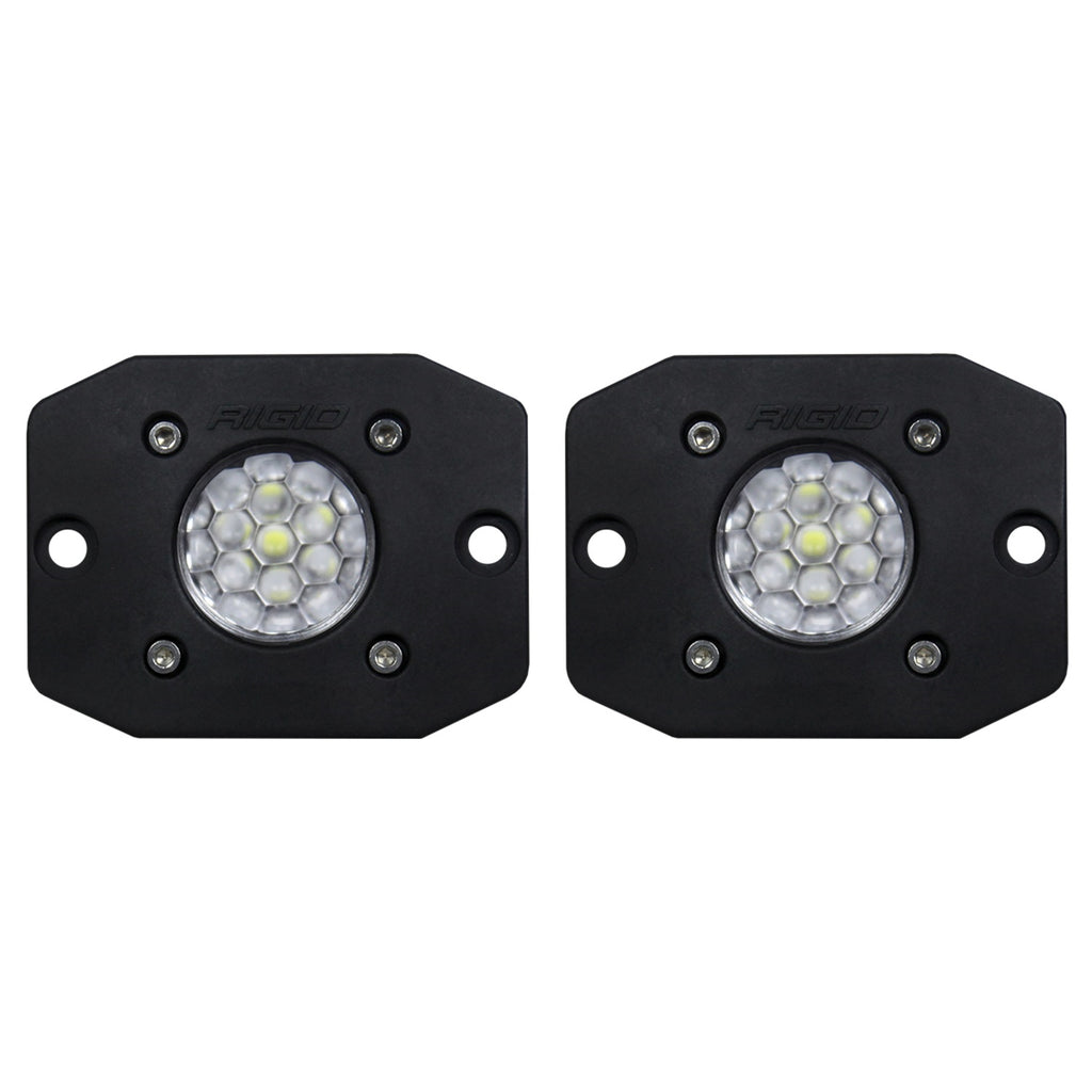 Ignite-Back-Up-Kit,-Diffused-Lens,-Flush-Mount,-Black-Housing,-Pair