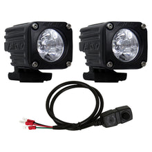 Load image into Gallery viewer, Ignite-Motorcycle-Kit,-HighLow-Spot-Beam-Pattern,-Black-Housing,-Pair