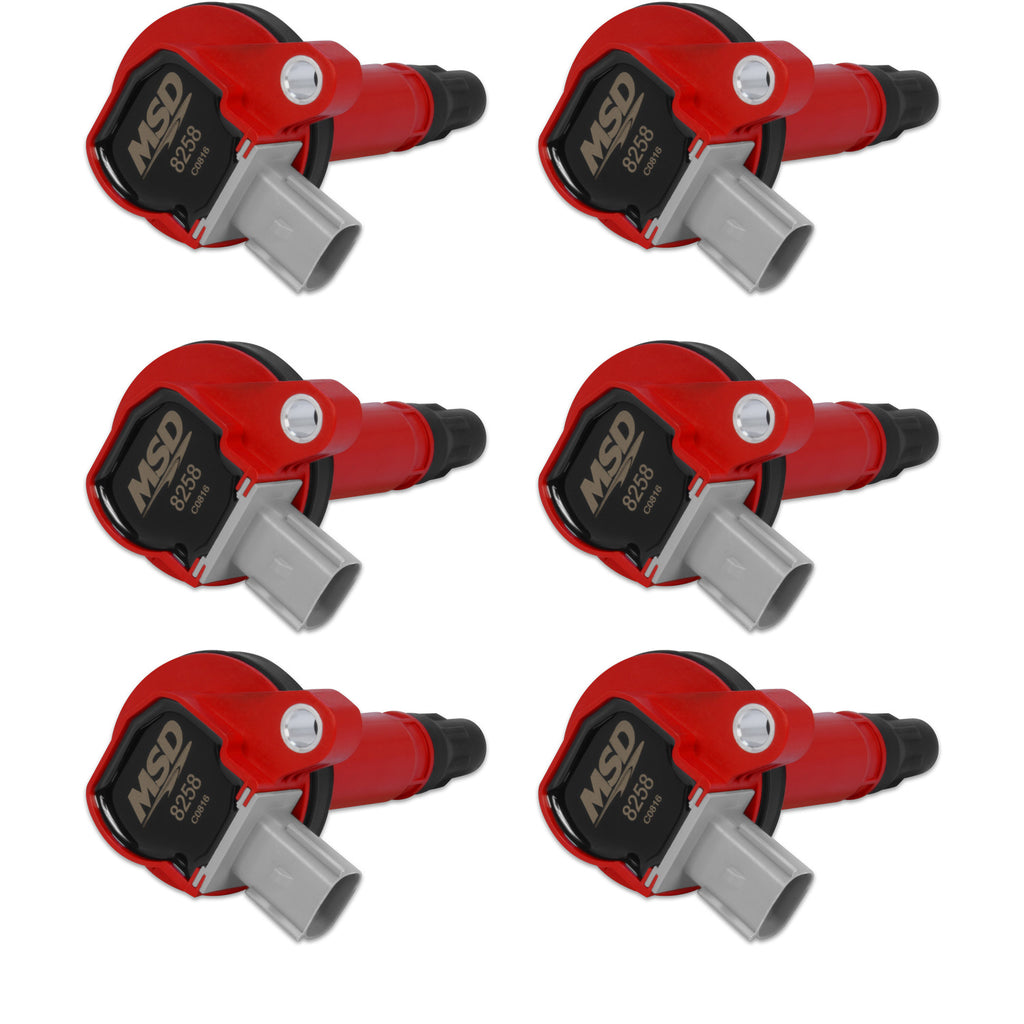 Ignition-Coil---Ford-Ecoboost---3.5L-V6---2-Pin-Connector---Red