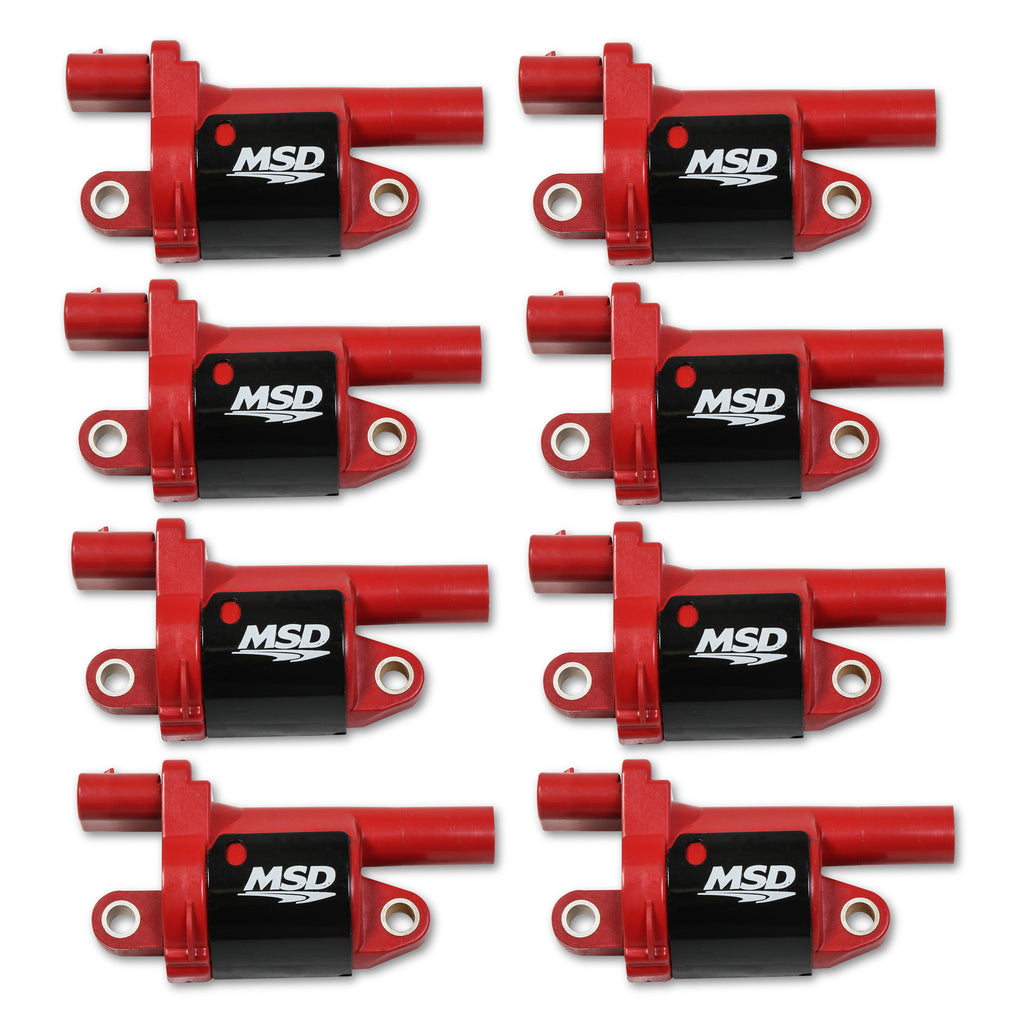 Ignition-Coil---Gm-Gen-V-Blaster-Series---Gen-V-Direct-Injected-Engine---Red---8-Pack---Round