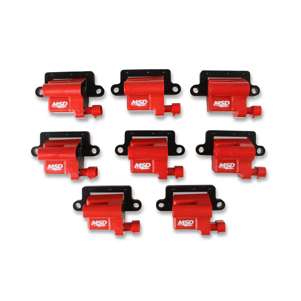 Ignition-Coil---Gm-Ls-Blaster-Series---L-Series-Truck-Engine---Red---8-Pack