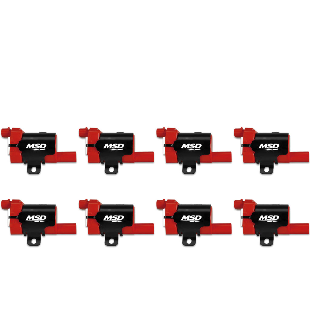 Ignition-Coil---Gm-Ls-Blaster-Series---L-Series-Truck-Engine---Red---8-Pack