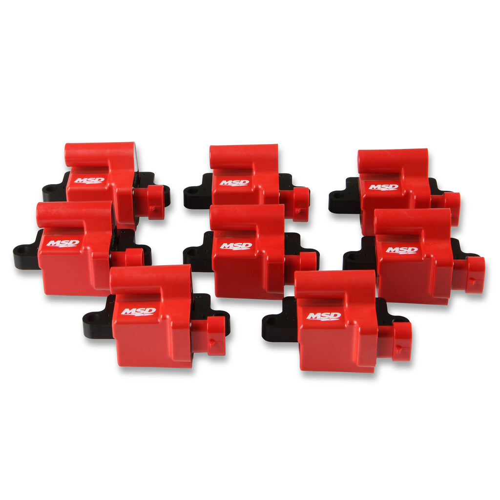 Ignition-Coil---Gm-Ls-Blaster-Series---L-Series-Truck-Engine---Red---8-Pack