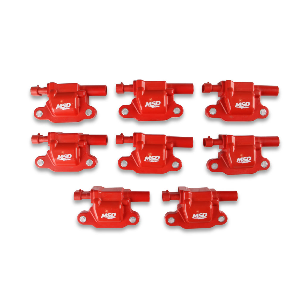 Ignition-Coil---Gm-Ls-Blaster-Series---Ls2Ls3Ls4Ls7Ls9-Engines---Red---8-Pack