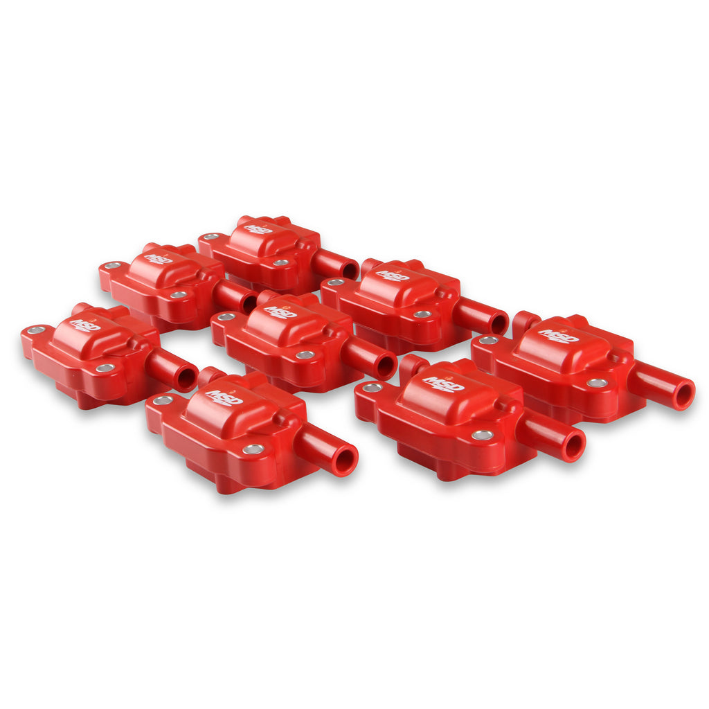 Ignition-Coil---Gm-Ls-Blaster-Series---Ls2Ls3Ls4Ls7Ls9-Engines---Red---8-Pack