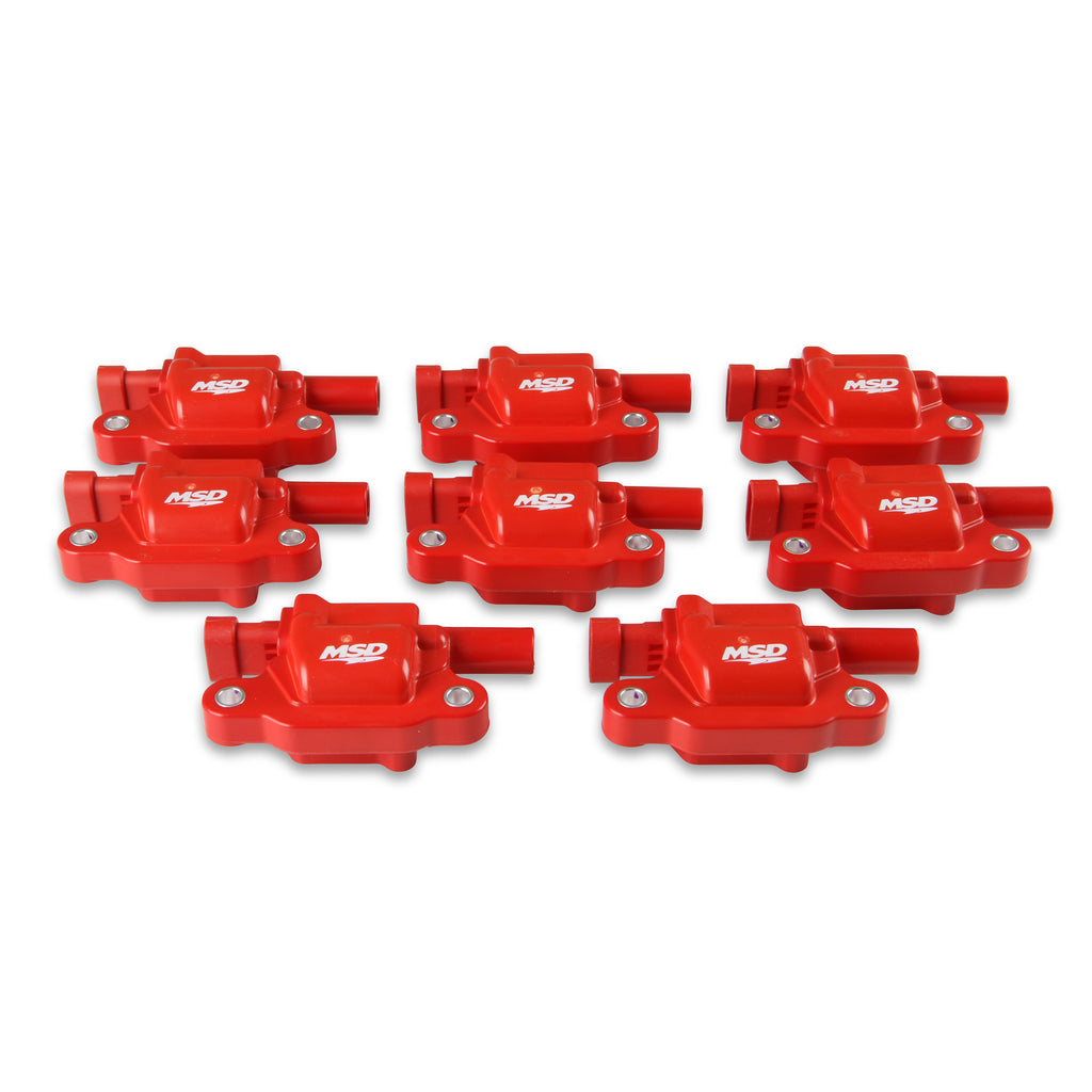 Ignition-Coil---Gm-Ls-Blaster-Series---Ls2Ls3Ls4Ls7Ls9-Engines---Red---8-Pack