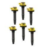 ACCEL 140061-6  Ignition Coil - Super Coil Series - 2007-2016 Ford 3.5L/3.7L V6, Yellow, 6-Pack