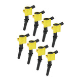 ACCEL 140032-8  Ignition Coil - Supercoil - 1998-2008 Ford 4.6L/5.4L/6.8L 2-Valve Modular Engines - Yellow - 8-Pack