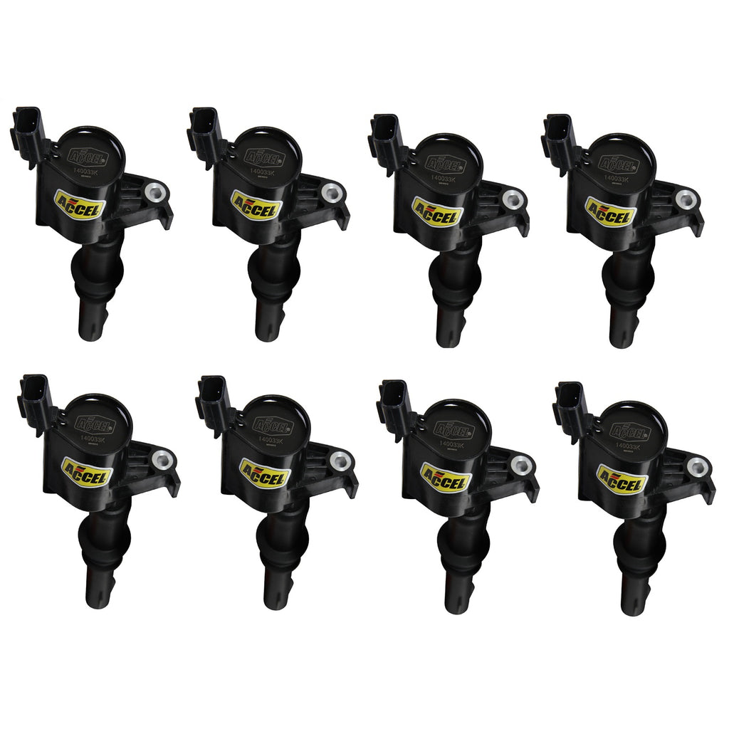Ignition-Coil---Supercoil---2004-2008-Ford-4.6L5.4L6.8L-3-Valve-Engines---Black---8-Pack