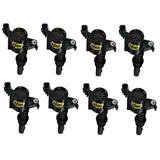 ACCEL 140033K-8  Ignition Coil - Supercoil - 2004-2008 Ford 4.6L/5.4L/6.8L 3-Valve Engines - Black - 8-Pack