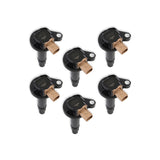 ACCEL 140646K-6  Ignition Coil - Supercoil - 2010-2016 Ford Ecoboost 3.5L V6 - Black - 6-Pack (3-Pin)
