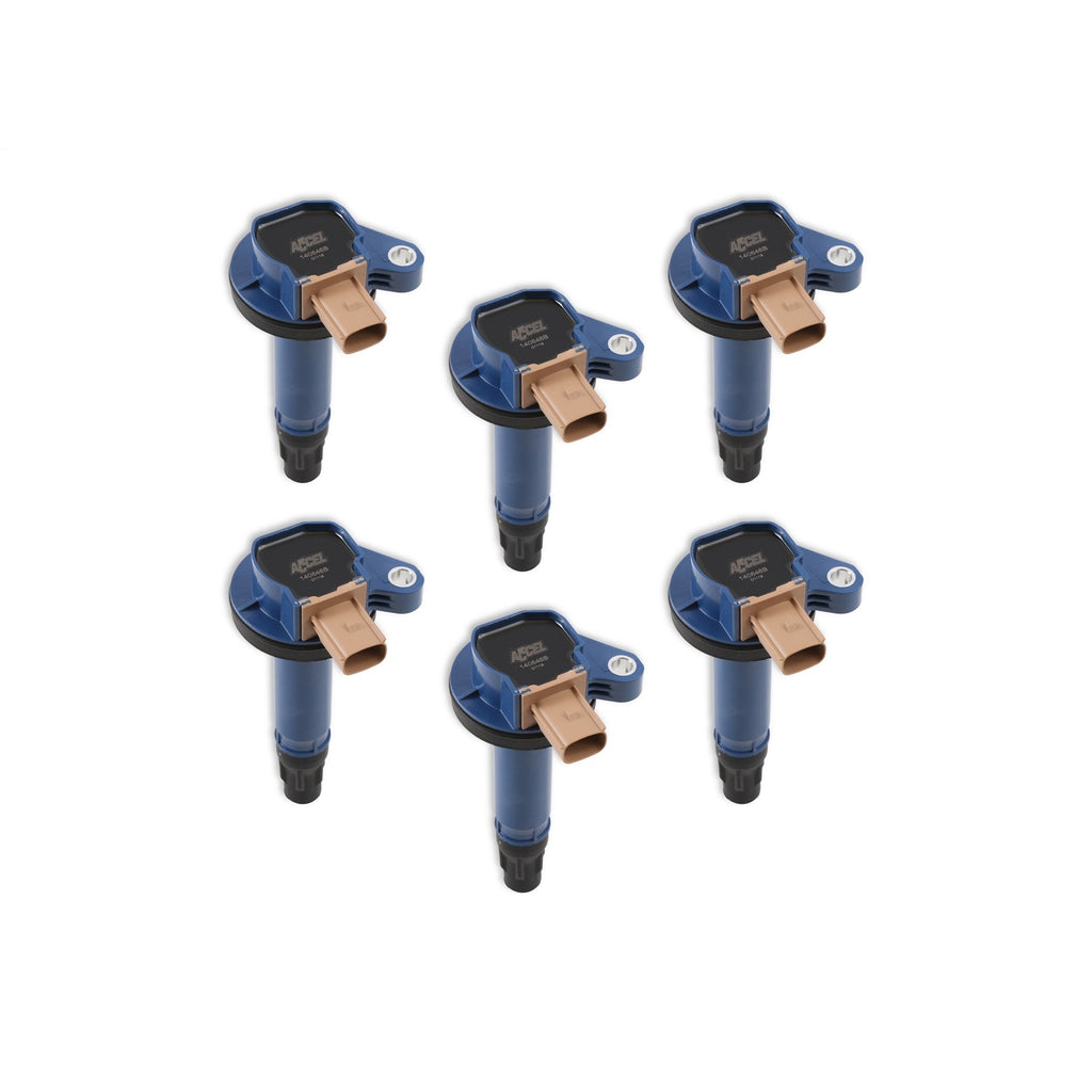 Ignition-Coil---Supercoil---2010-2016-Ford-Ecoboost-3.5L-V6---Blue---6-Pack-(3-Pin)