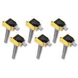 ACCEL 140773-6  Ignition Coil - Supercoil - 2016 Ford Ecoboost 2.7L V6 - Yellow - 6-Pack