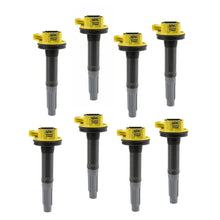 Load image into Gallery viewer, Ignition-Coils-Super-Coil-Series-2011-2016-Ford-5.0L-Coyote-Engines,-Yellow,-8-Pack