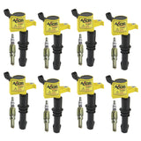 ACCEL 811433  Ignition Upgrade Kit- 2004-2008 Ford 4.6L/5.4L/6.8L 3-Valve Egines, Yellow, 8-Pack