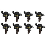 ACCEL 140033EK-8  Igntion Coil - Super Coil - 2008-2014 Ford 4.6L/5.4L/6.8L 3-Valve Engine, Black, 8-Pack