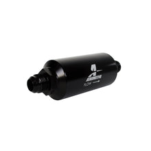 Load image into Gallery viewer, In-Line-Filter---An--10-Size-Male---10-Micron-Microglass-Element---Bright-Dip-Black