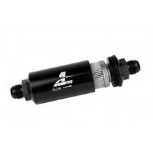 Load image into Gallery viewer, In-Line-Filter---(An--10-Male)-40-Micron-Stainless-Mesh-Element-Bright-Dip-Black-Finish
