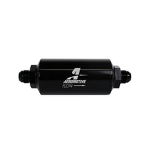 Load image into Gallery viewer, In-Line-Filter---(An--8-Male)-10-Micron-Fabric-Element-Bright-Dip-Black-Finish