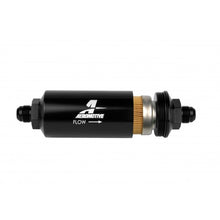 Load image into Gallery viewer, In-Line-Filter---(An--8-Male)-10-Micron-Fabric-Element-Bright-Dip-Black-Finish