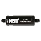 NOS 15555NOS  In-Line Hi-Flow Nitrous Filter, 4An - Black