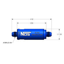 Load image into Gallery viewer, In-Line-Hi-Flow-Nitrous-Filter,-6An---Blue