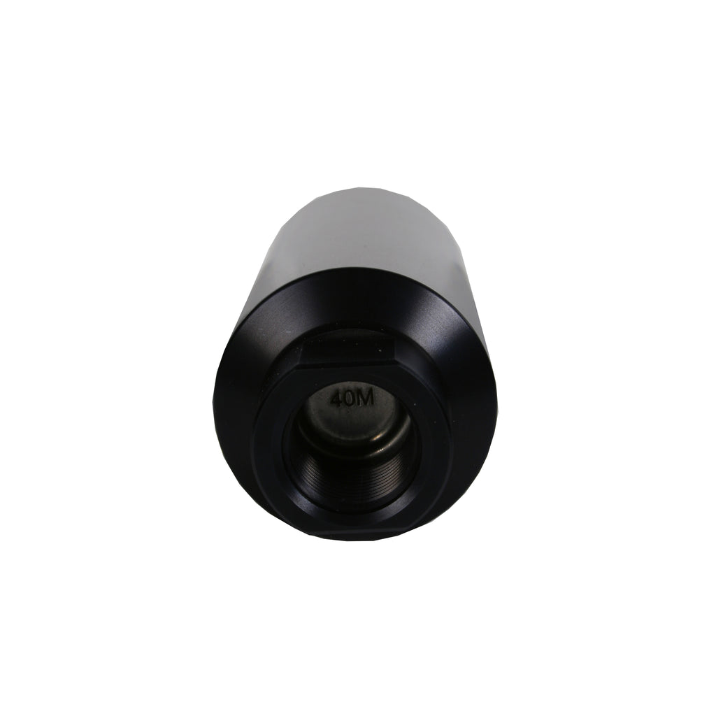 In-Line-Marine-Filter---An-12---40-Micron-Ss-Element---Black-Hardcoat-Finish