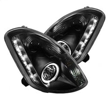Load image into Gallery viewer, Infiniti-G35-03-04-4Dr-Projector-Halogen---Led-Halo-Drl-Blk-High-H4-Pro-Yd-Ig35034d-Drl-Bk