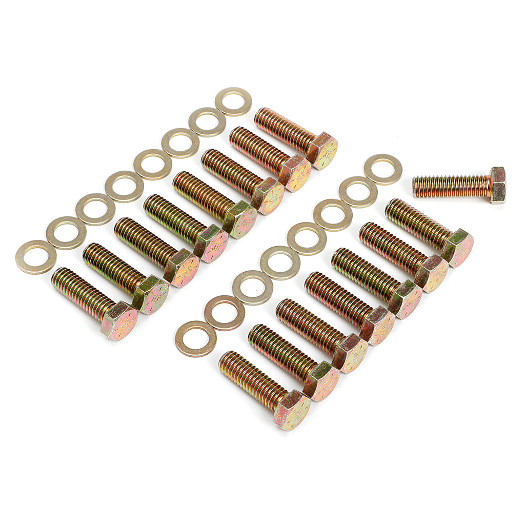 Intake-Manifold-Bolts;-38-In.-16-X-1-14-In.-Hex-Head-(16-Bolts)--Yellow-Zinc