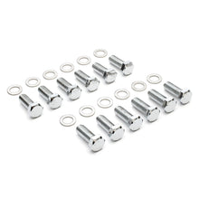 Load image into Gallery viewer, Intake-Manifold-Bolts;-38-In.-16-X-1-In.-Hex-Head-(12-Bolts)-Chrome