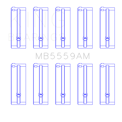 Isuzu-4Zb1-(Size-0.75Mm)-Main-Bearing-Set