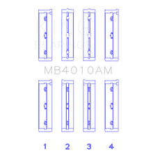Load image into Gallery viewer, Isuzu-6Vd1-(Size-0.25Mm)-Main-Bearing-Set