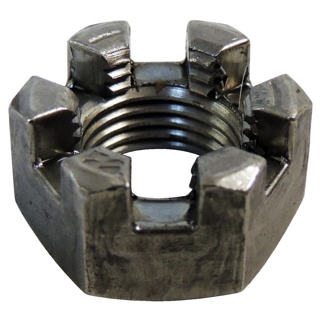 Crown Automotive Jeep Replacement J0274428 Tie Rod End Castle Nut for Misc. 1984-2006 Jeep Models, 1/2" 20TPI for Select Jeep Cherokee, Jeep Comanche, Jeep Grand Cherokee, Jeep TJ, Jeep Wrangler