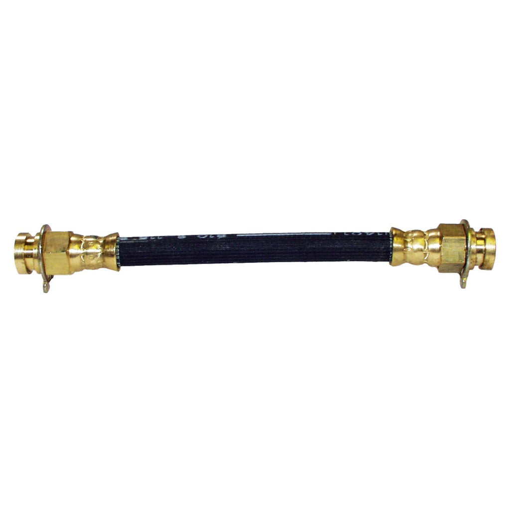 Crown Automotive Jeep Replacement J0800953 Front Brake Hose (To Steering Knuckles) 1945-1965 Vintage Jeep Models, 6" Long for Select Jeep CJ3, Jeep CJ5, Jeep CJ6, Jeep Willys, Willys CJ2A, Willys MB