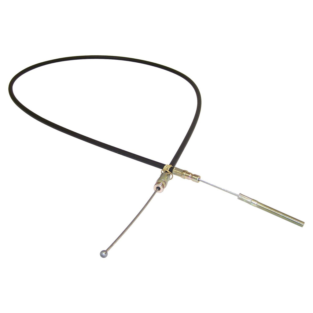 Crown Automotive Jeep Replacement J0906750 Parking Brake Cable 53-71 Jeep CJ-3B, CJ-5, CJ-6 w/ 9" or 10" Brake w/ T90 Trans for Select Jeep CJ3, Jeep CJ5, Jeep CJ6, Jeep Willys