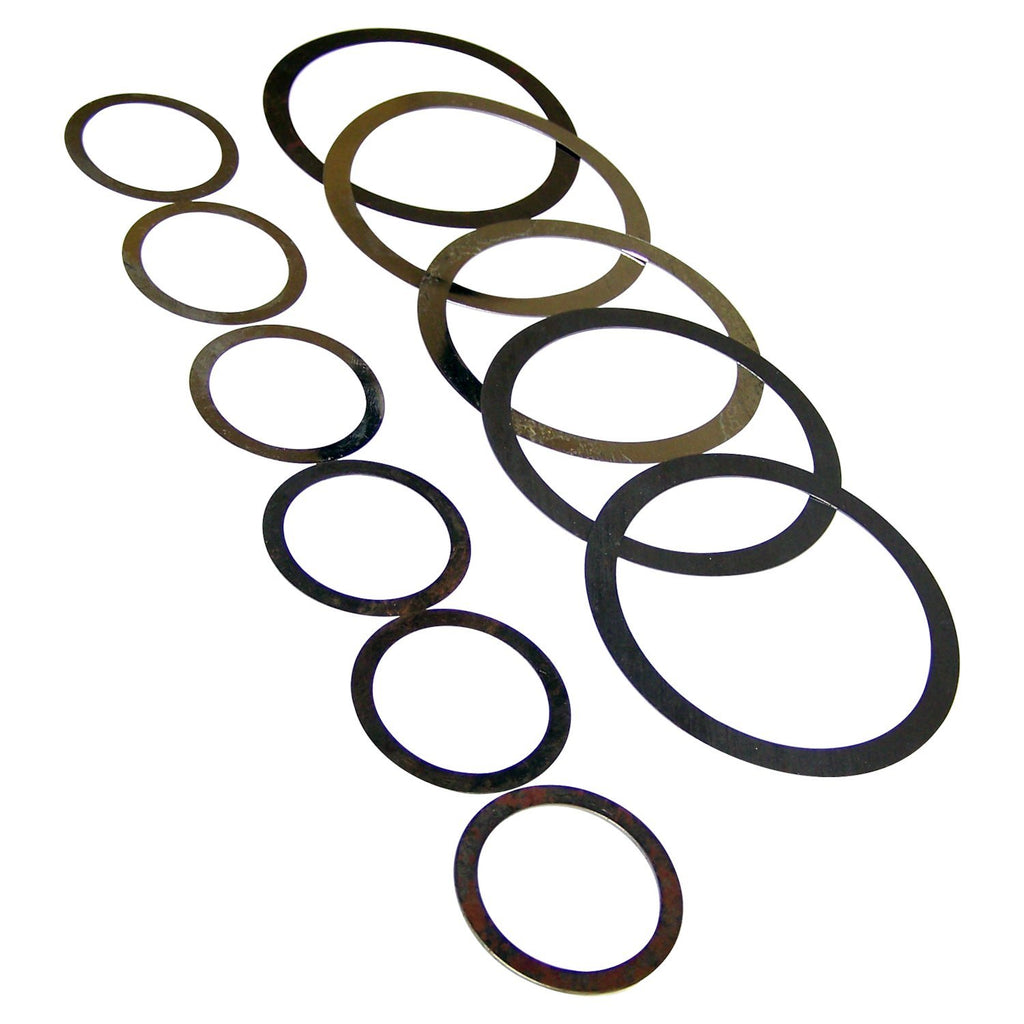 Crown Automotive Jeep Replacement J0929408 Pinion Shim Set for Many 1966-1986 Jeep Models w/ D30 or D27 Front Axles for Select Jeep CJ3, Jeep CJ5, Jeep CJ6, Jeep CJ6A, Jeep CJ7, Jeep Commando, Jeep Gladiator, Jeep J-100, Jeep J-200, Jeep J-210, Jeep