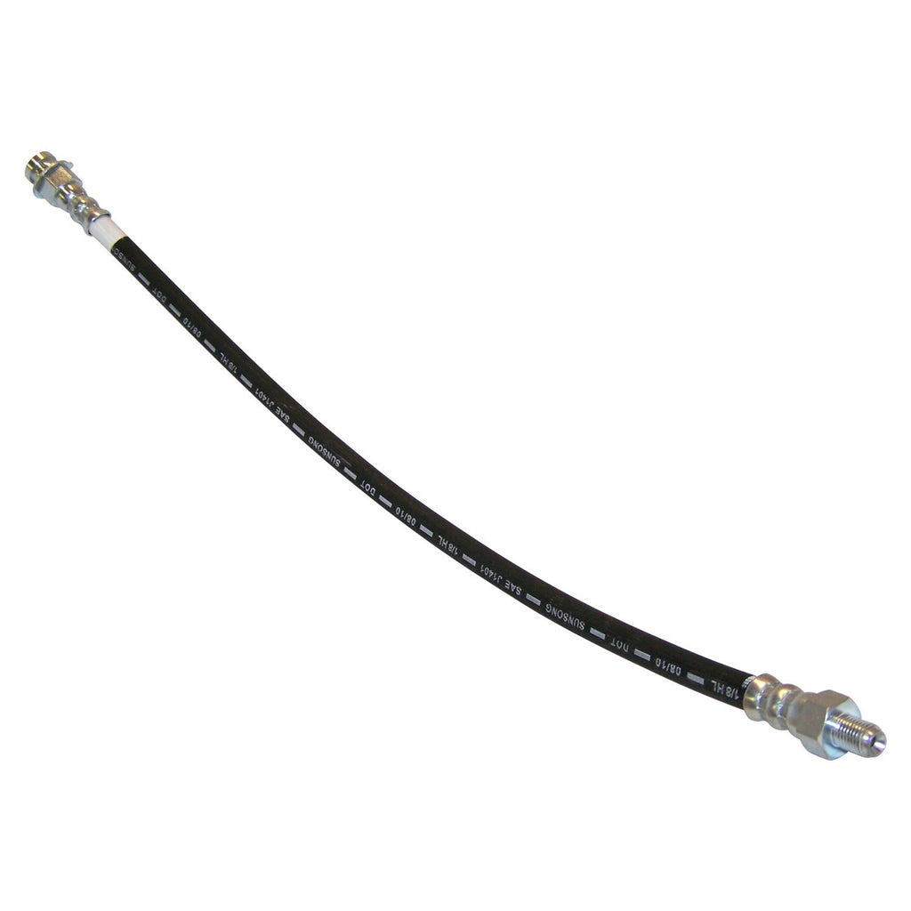 Crown Automotive Jeep Replacement J0946550 Front Brake Hose for 1963-73 Jeep SJ w/ 4WD, w/ Dual Reservoir Master Cylinder for Select Jeep Wagoneer