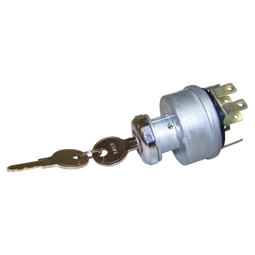 Crown Automotive Jeep Replacement J0947399 Ignition Switch for 65-74 Jeep CJ-5, CJ-6, Switch has 11 Blade Terminals & Keys for Select Jeep CJ5, Jeep CJ5A, Jeep CJ6, Jeep CJ6A