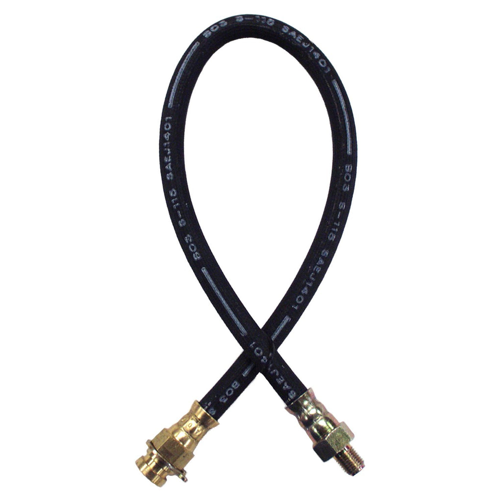 Crown Automotive Jeep Replacement J0991360 Brake Hose for Misc. 1957-1973 Jeep/Willys Models, 19.125" Long for Select Jeep FC170, Jeep Gladiator, Jeep J-100, Jeep J-200, Jeep J-210, Jeep J-220, Jeep J-230, Jeep J-2500, Jeep J-2600, Jeep J-2700, Jeep