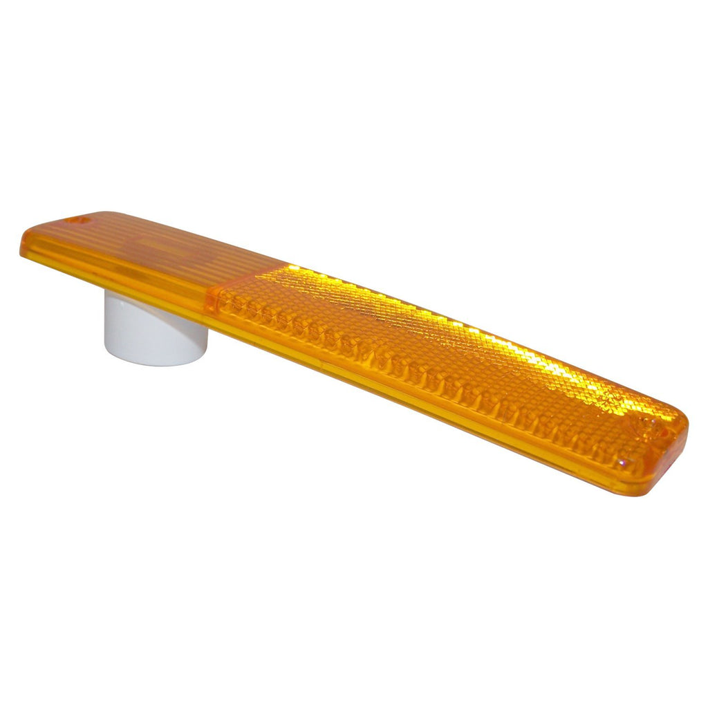 Crown Automotive Jeep Replacement J0994020 Amber Front Side Marker Lamp for 72-86 CJs, 66-71 C101, 74-91 SJ, J-Series, LorR for Select Jeep CJ5, Jeep CJ6, Jeep CJ7, Jeep Cherokee, Jeep Commando, Jeep Grand Wagoneer, Jeep J10, Jeep J20, Jeep Scrambler,