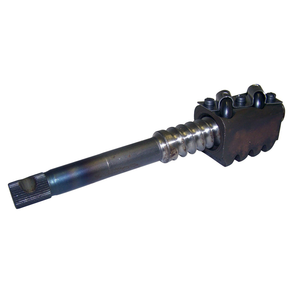 Crown Automotive Jeep Replacement J0998504 Worm Shaft for 1972-1986 CJs and 1973-1986 SJ & J-Series w/o Power Steering for Select Jeep CJ5, Jeep CJ6, Jeep CJ7, Jeep Cherokee, Jeep J10, Jeep J20, Jeep Scrambler